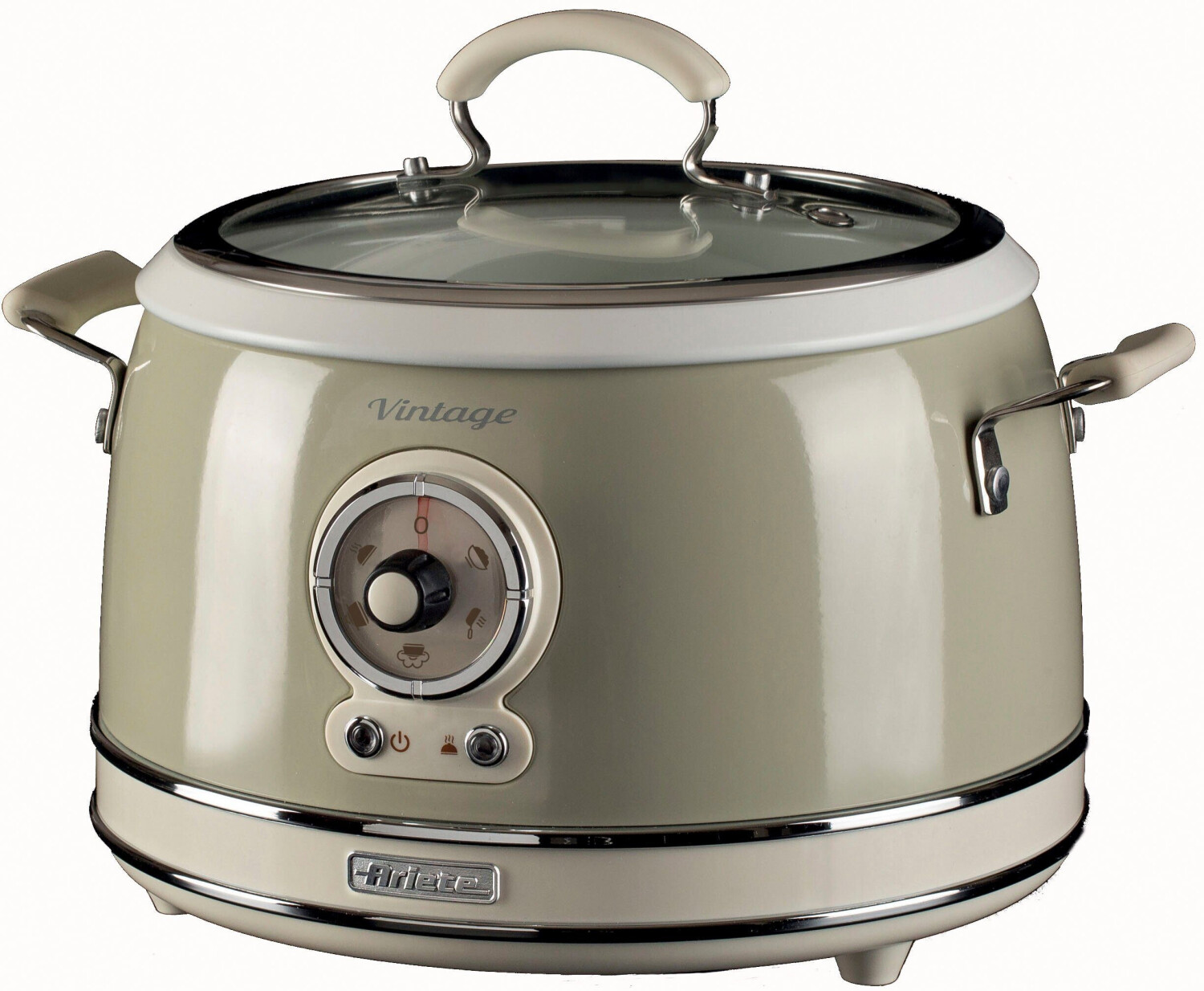 پلوپز و آرام پز آریته ایتالیا مدل Ariete Rice Slow Cooker | ظرفیت 3.5 لیتر | رنگ بژ | پخت راحت و آهسته